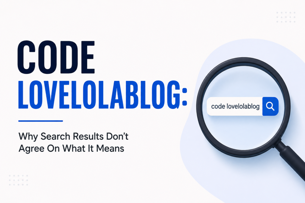 Code Lovelolablog search results showing conflicting meanings