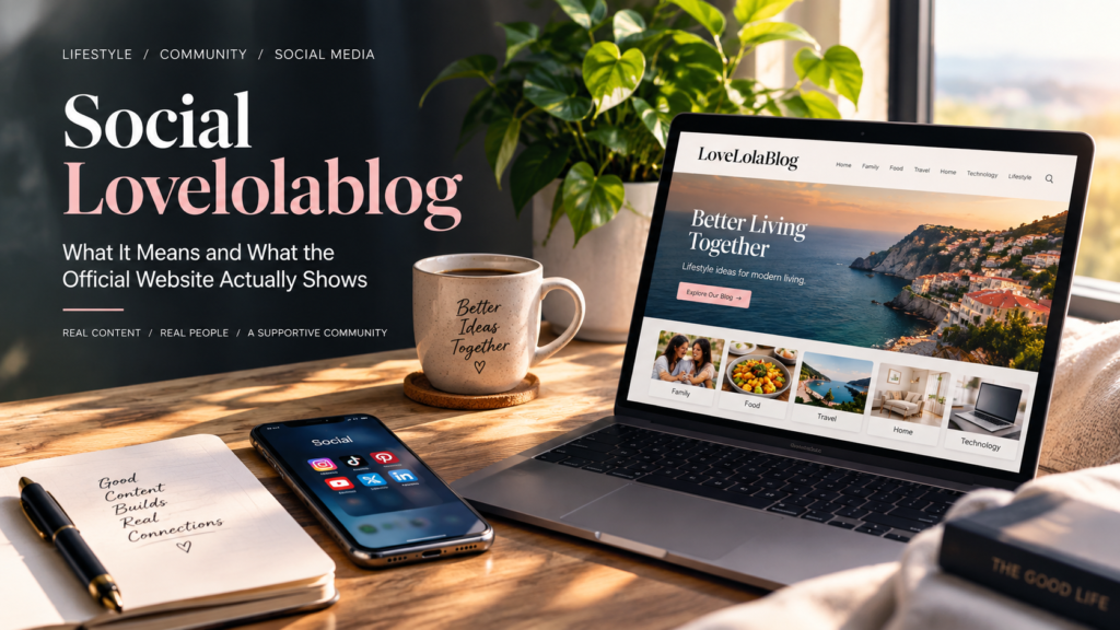 Social Lovelolablog explained through the official LoveLolaBlog website